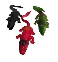 Brinquedo Infantil Animal Realista Emborrachado Jacaré 15Cm - Toyking