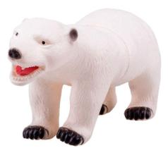 Brinquedo Infantil Animal Selvagem De Vinil Urso Polar - Db Play