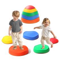 Brinquedo infantil antiderrapante LoomLark Balance Stepping Stones, 5 peças