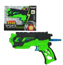 Brinquedo Infantil Arma Pistola Lançadora de 4 Dardos