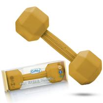Brinquedo infantil Baby Teether Dumbbell Giftty Silicone Rattle Brinquedo infantil Baby Teether Dumbbell Giftty Silicone Rattle