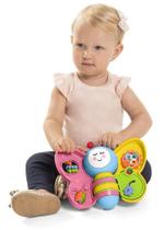 Brinquedo Infantil Babyleta Rosa Com Luz e Som - Tateti