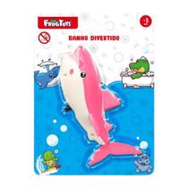 Brinquedo Infantil Banho Divertido Tubarão Rosa FrogToys