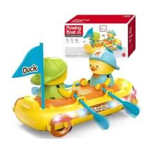 Brinquedo Infantil Barco Com 2 Patos Boat Musical Luz Bate E Volta. Brinquedo Infantil Barco Com 2 Patos Boat Musical Luz Bate E Volta.