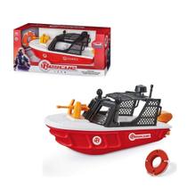 Brinquedo Infantil Barco de Resgate Rescue Sortido e Unitário Team Usual Brinquedos -470 Brinquedo Infantil Barco de Resgate Rescue Sortido e Unitário Team Usual Brinquedos -470
