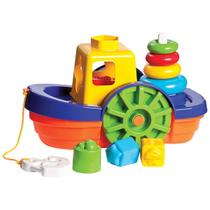 Brinquedo Infantil Barco Didático Educativo Flutuante
