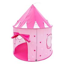 Brinquedo Infantil Barraca Castelo das Princesas Rosa com Bolsa DM Toys