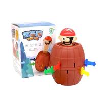 Brinquedo Infantil Barril Saltador Pirata - Jogo de Espada Pop Up Engraçado para Família Brinquedo Infantil Barril Saltador Pirata - Jogo de Espada Pop Up Engraçado para Família