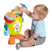 Brinquedo Infantil Bateria Baby Batera Com Luz E Som - TATETI