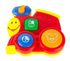 Brinquedo Infantil Bebê Trenzinho Música e Sons Toy Baby - Etitoys