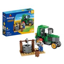 Brinquedo Infantil Bloco de Montar Fazenda Poço 178 Peças Xalingo - 68165