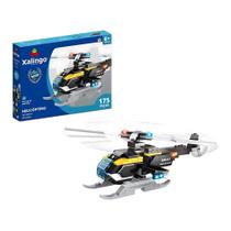 Brinquedo Infantil Bloco de Montar Operações Especiais Helicóptero 175 Peças Xalingo - 68209 Brinquedo Infantil Bloco de Montar Operações Especiais Helicóptero 175 Peças Xalingo - 68209