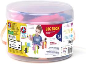 Brinquedo Infantil Blocos Animais Zoologico Big Blok Estrela Brinquedo Infantil Blocos Animais Zoologico Big Blok Estrela