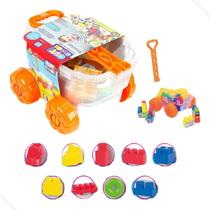 Brinquedo Infantil Blocos Coti Block Com Carrinho - Cotiplas