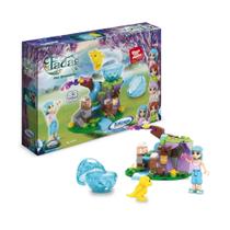 Brinquedo Infantil Blocos de Montar Fadas Pet Diamante 83 peças Xalingo - 03798
