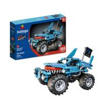 Brinquedo Infantil Blocos de Montar Super Maquina Off Road Azul 305 peças Xalingo - 28510 Brinquedo Infantil Blocos de Montar Super Maquina Off Road Azul 305 peças Xalingo - 28510