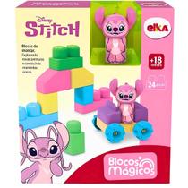 Brinquedo Infantil Blocos Mágicos Disney Angel Elka