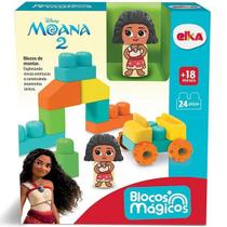 Brinquedo Infantil Blocos Magicos Disney Moana ELKA Brinquedo Infantil Blocos Magicos Disney Moana ELKA