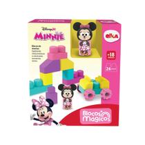 Brinquedo Infantil Blocos Mágicos Minnie Disney Elka - 1306