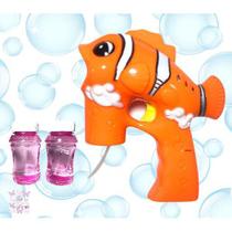 Brinquedo Infantil Bolha de Sabão Peixe Nemo Música e Luz