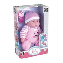 Brinquedo Infantil Boneca Love Bebê Menina Macacão Rosa Cotiplas - 2914 Brinquedo Infantil Boneca Love Bebê Menina Macacão Rosa Cotiplas - 2914