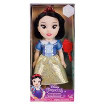 Brinquedo Infantil Boneca Princesas Articuladas Branca De Neve 38 cm Multikids BR1917