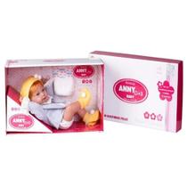 Brinquedo Infantil Boneca Realista Anny Doll Baby Ruiva Cotiplas - 2503