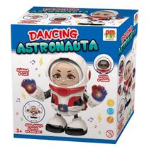 Brinquedo Infantil Boneco Astronauta Dançarino Com Som E Luz