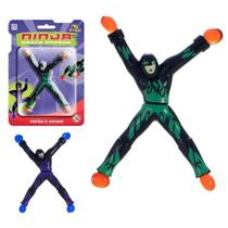 Brinquedo Infantil Boneco Ninja Desce Parede Autocolante - Art Brink