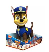 Brinquedo Infantil Boneco Patrulha Canina Chase 45cm Articulado Para Crianças Paw Patrol - Mimo