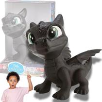 Brinquedo Infantil Boneco Pelúcia Dragão Vinil Banguela