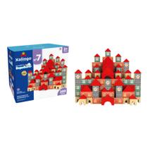 Brinquedo Infantil Brincando de Engenheiro Nº7 com 300 Peças Madeira Educativo Xalingo Mais de 3 Anos Brinquedo Infantil Brincando de Engenheiro Nº7 com 300 Peças Madeira Educativo Xalingo Mais de 3 Anos