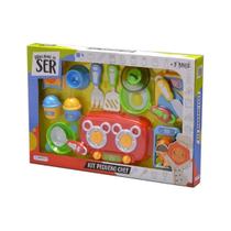 Brinquedo Infantil Brincando de Ser Kit Pequeno Chef Com Acessórios Multikids - BR954A