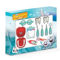Brinquedo Infantil Brincando Dentista Menino E Menina + 3