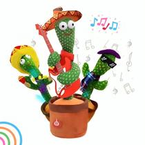 Brinquedo Infantil Cacto Musical Dança E Canta