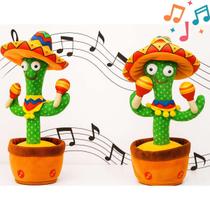 Brinquedo Infantil Cacto Musical Falante Presente Para Seu Filho Envio Relampago