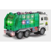 Brinquedo Infantil Caminhão Coletor De Lixo Som E Luzes 4d - Fun Game