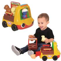 Brinquedo Infantil Caminhão Didático Fazendinha Presente Criança Menino Menina 1 2 3 anos - Mercotoys