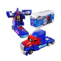 Brinquedo Infantil Caminhão Optimus Prime Transformers Robô