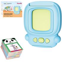 Brinquedo Infantil Cardkids Educacional Brincando Aprenda Palavras Em Inglês Criança Com Som Kizumba -