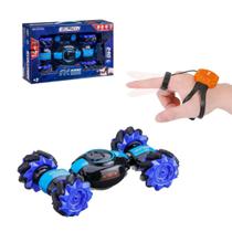 Brinquedo Infantil Carrinho Carro de Controle Remoto Manobras Evolution Recarregável Azul Original - Multilaser