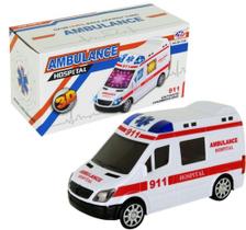 Brinquedo Infantil Carrinho De Ambulância Som e Luz Sirene - Toy King