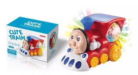 Brinquedo Infantil Carrinho Trem Thomas Com Globo De Luz
