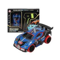 Brinquedo Infantil Carro de Corrida Turbo de Controle Remoto com Luz Led Multikids - BR2290