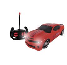 Brinquedo Infantil Carro Possante Controle Remoto Vermelho