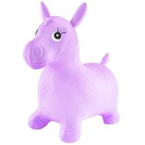 Brinquedo Infantil Cavalinho Roxo Inflável De Borracha Pula Pula Vinil Resistente Upa Upa Grande - BBR TOYS