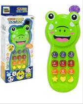Brinquedo Infantil Celular Musical infantil Animais Com Luz a Pilha