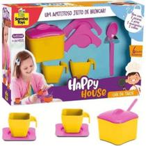 Brinquedo Infantil Chá Da Tarde Happy House Samba Toys Brinquedo Infantil Chá Da Tarde Happy House Samba Toys