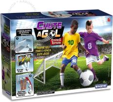 Brinquedo Infantil chute a Gol mini Golzinho Jogo de Futebol Para Criança Com duas Traves + Bola