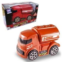 Brinquedo infantil coleção caminhão tanque de bombeiro - Zuca toys